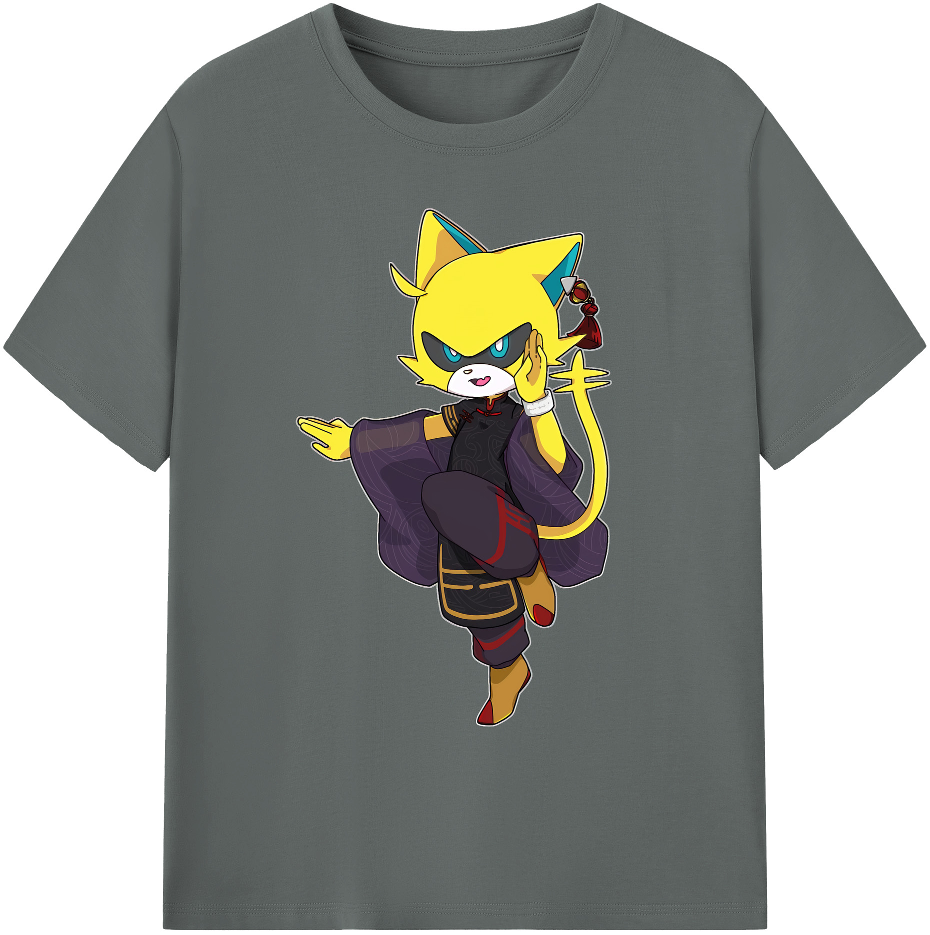 （画像用） 妖怪ウォッチ Yo-kai Watch 綿100％ メンズ半袖Tシャツ｜肌触りやわらか＆通気性